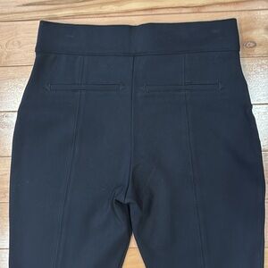 Spanx classic black backseam skinny ponte knit pull on pants